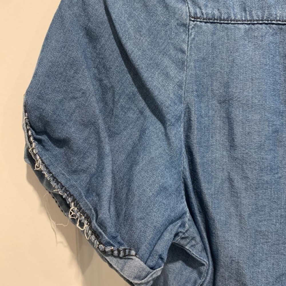 American Eagle Denim Button Down - image 3